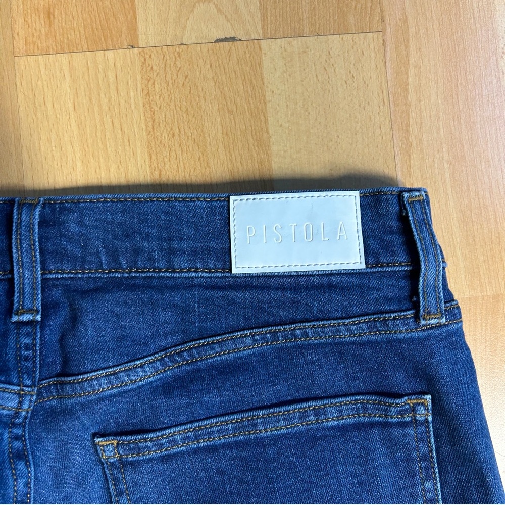 Pistola Lennon High Rise‎ Boot Cut Crop in Waterloo Raw Hem - Picture 9 of 12